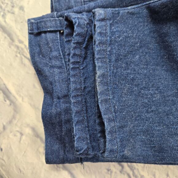 Vintage Cherokee Women's Jeans Pleated Tapered Front Yoke Dark Wash size 12 READ - Picture 15 of 15